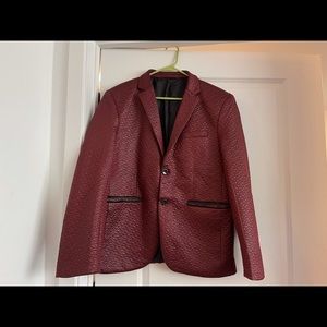 Burgundy Blazer